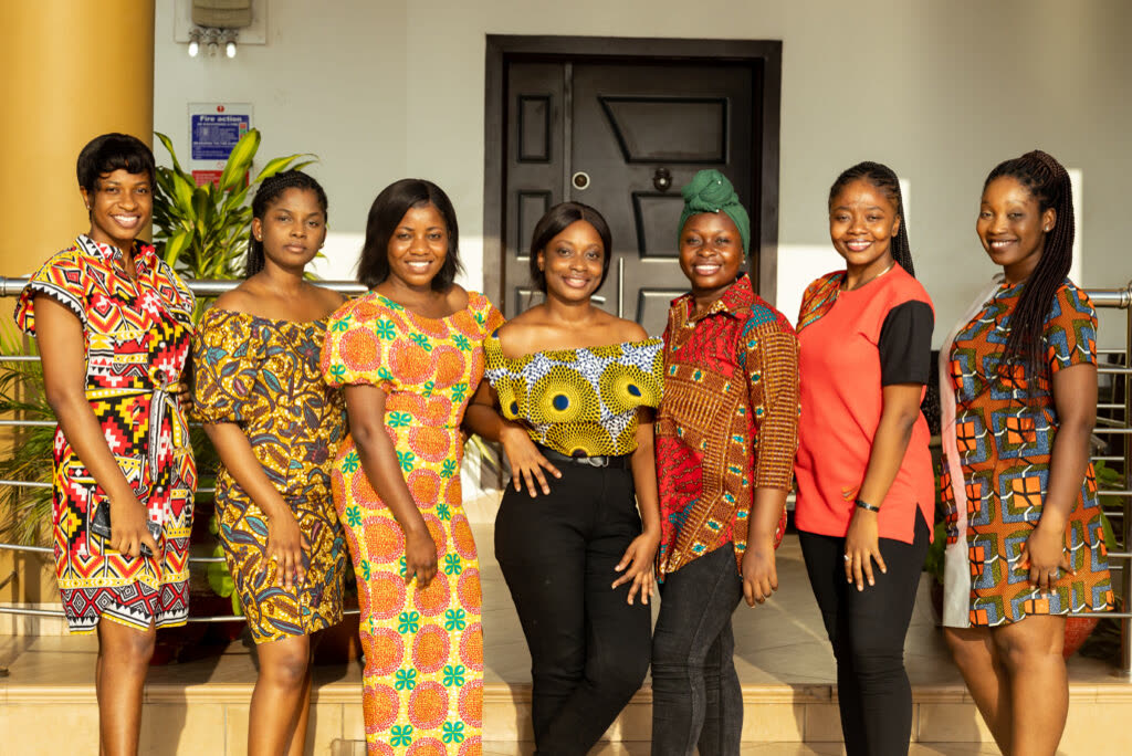 Nurses and staff at Spine and Nerve Center of Ghana