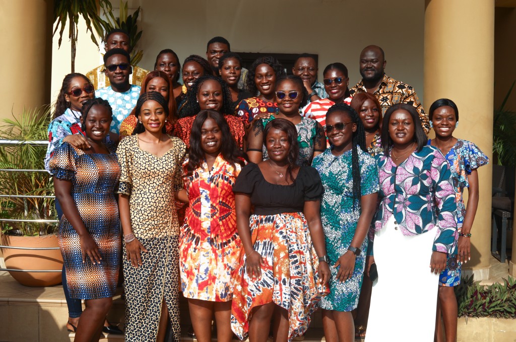 Clinical support team group photo at Spine and Nerve Center of Ghana