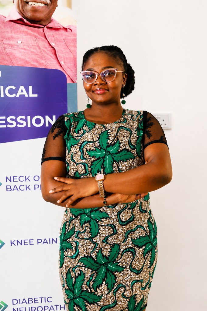 Edna Inkoom, Deputy Care Coordinator at Spine and Nerve Center of Ghana