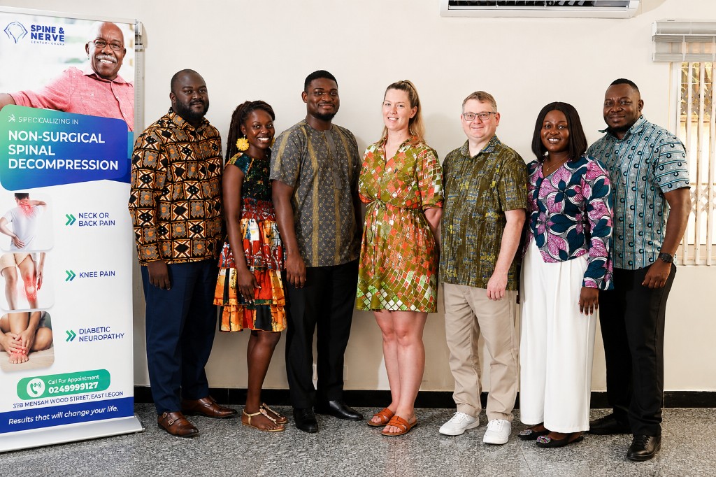 Management Team at Spine and Nerve Center of Ghana
